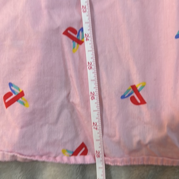 PlayStation Pink Logo Short Sleeve Button Down - Picture 5 of 5